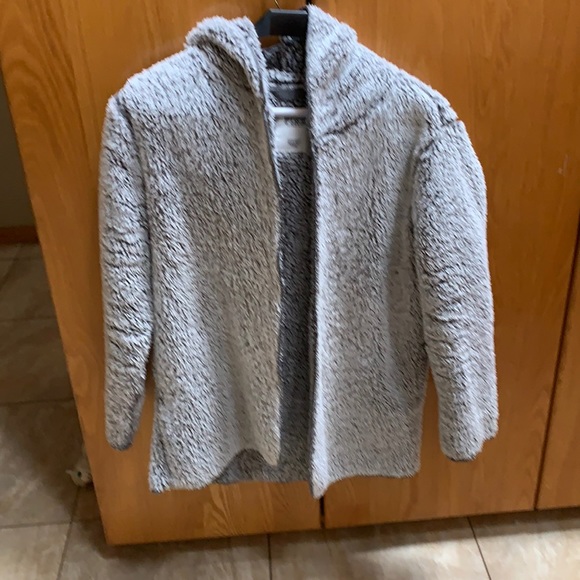 Pink Victoria’s Secret Sherpa Jacket Hoodie S XS - Picture 1 of 4